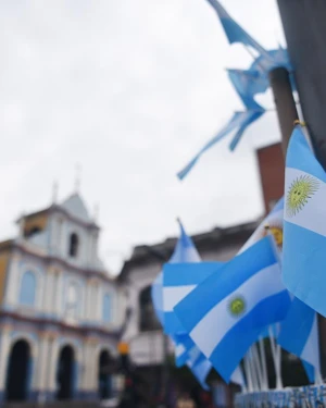 Preparativos para el 25 de Mayo